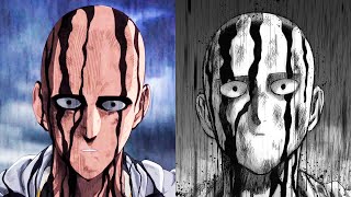 manga and fan animation comparison - one punch man