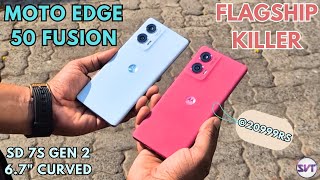 Moto Edge 50 Fusion Launched in India | SD 7s Gen 2, 6.7Inch Curved Display, IP68 Rate | @20999Rs