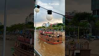 Sunset Riverside Cruise #cruise #cambodia #phnompenh #riverside  #khmer #lifestyle