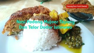 Nasi Padang Menu Ikan Mujaer Goreng Tepung Dan Telor Dadar Istimewa