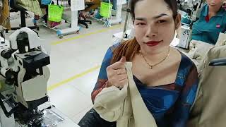 Inside Jackets Garment Factory Working