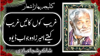 Ghareeb ko Keh Ghareeb kete||Shakir Shujabadi Poetry||Saraiki Poetry||Sad Poetry||