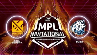 GAME3 BREN VS EVOS -  ONE Esports MPL Invitational 2022  Day 3  Playoffs