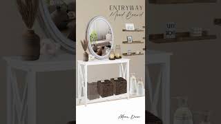 Shoppable Modern Farmhouse Entryway Idea