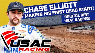 Chase Elliott Making His USAC Midget Series Debut | Bristol Dirt Will Have Heat Racing!