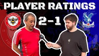 PLAYER RATINGS | Brentford vs Crystal Palace (A) | #CPFC #crystalpalace #BRECRY #Brentford