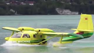 Beautiful Amphibious Airplane Landing Take off 2018