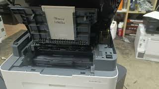 Как достать картридж в HP laser MFP 135?