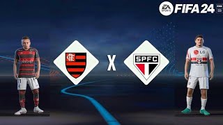 FIFA 24 - Flamengo vs São paulo fc / Gameplay | Xbox™ [4K60]