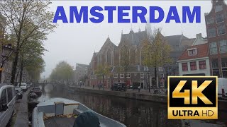 AMSTERDAM 4K 🇳🇱 Autumn walk & Interviews 🇳🇱 Netherlands 🇳🇱 - 4K UltraHD 60FPS