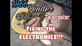 VINTAGE TELECASTER RESTORATION : PART 2 - THE ELECTRONICS!