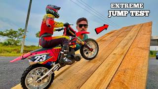 RC Losi Street Bike Vs RC Car Jump Test  - Chatpat toy TV