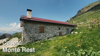 Casera Monte Rest e Malga Abbandonata