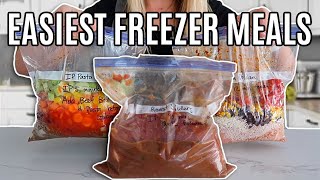 3 EASY Instant Pot DUMP AND GO Freezer Meals