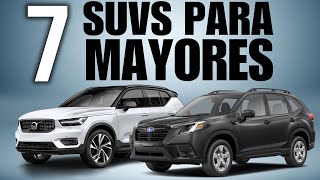 TOP 7 MEJORES SUV para PERSONAS MAYORES