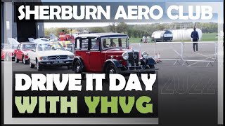 Drive it day! With York Historic Vehicle Group at Sherburn Aero Club.