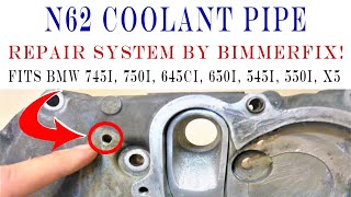 BIMMERFIX N62 COOLANT PIPE REPAIR SYSTEM!  FITS ALPINA,  BMW 745i, 750i, 645Ci, 650i, 545i, 550i, X5