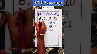 Number Analogy |#maths |#vumalearnings |#youtubeshorts |#mathstricks