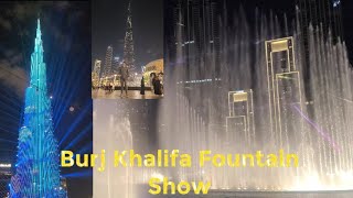 Amazing Dancing Fountain Show in Dubai at Burj Khalifa