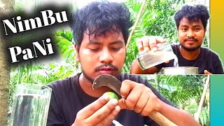 নেমুৰ চৰবত || Lime Water || Healthy Street Drink