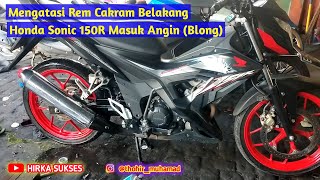 Cara Menyetel dan Membuang Angin Rem Cakram Belakang | Honda Sonic, CBR, Satria FU, Vixion, DLL