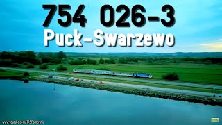 Brzegiem Zatoki Puckiej: ČD 754 026-3 Puck - Swarzewo // Skimming the Baltic: ČD 754 026-3 by Puck