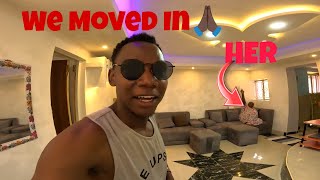 IT'S OFFICIAL!!!😱 FINALLY WE MOVED INTO OUR TWO BEDROOM HOUSE FOR GOOD 😭