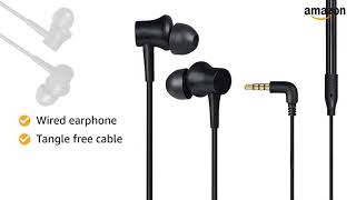 Mi Earphone Basic with Ultra deep bass and mic (Blue)