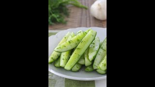 Garlic Dill Cucumbers