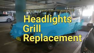 Holden Rodeo TF Isuzu TF Headlight replacement