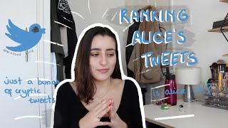 Ranking Alice's Tweets