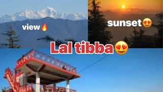 Lal tibaa😍 || yha se kedarnath or bhi khai phahad dikhte hai🔥|| sunset view😍