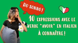 🇮🇹 10 expressions utiles avec le verbe avoir en italien - espressioni utili