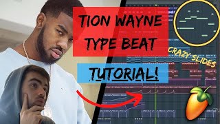 HOW TO MAKE A BEAT FOR TION WAYNE & RUSS MILLIONS | Drill Beat TUTORIAL - FL Studio