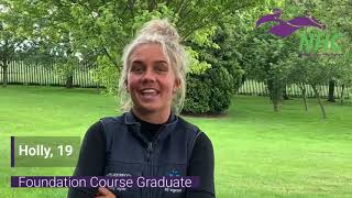 Big ambitions for NHC graduate Holly