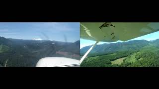 Landing at McKenzie Bridge airport 00S