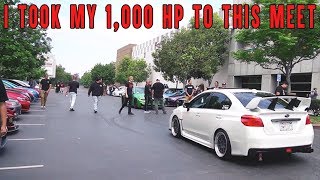 I Took my 1,000 HP GTR to this car meet