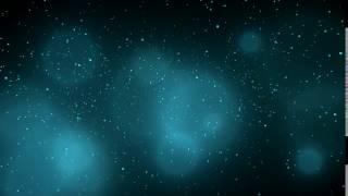 Blue abstract background with particles