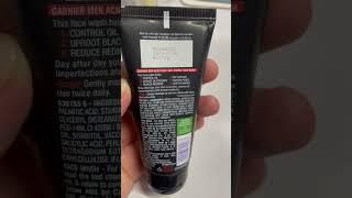 Garnier men acnofight face wash#use #best face wash #viralvideos#skin care for man# man face wash