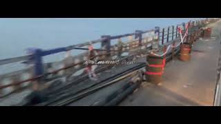 Grill Fixed to Godavari Bridge | Repaired Bridge #godavari #bridge #repair #bus #journey #view