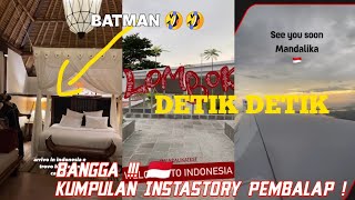 KUMPULAN STORY IG PEMBALAP DAN KRU MOTOGP KETIKA DATANG DI MANDALIKA ! 7 FEBRUARI 2022 🇮🇩