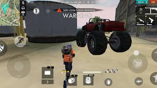 MONSTER TRUCK ON FACTORY ROOF👍🏻# Funny moments #BOOYAH