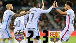 Barcelona Vs Levante 3-2 Highlight goal 2022