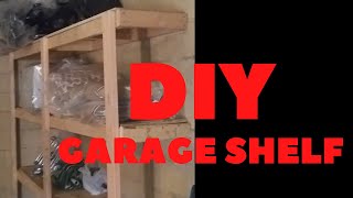 DIY Garage Shelf