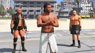 GTA 5: If Franklin gets Brock Lesnar and Randy Orton as bodyguards