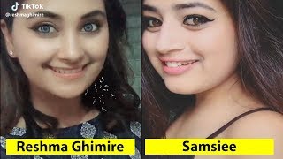 Samsiee vs Reshma Ghimire Musically Tiktok Video compilation | Musically Tiktok Nepal Official