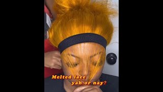 *EXTREME MELT* HD Lace Front Wig Install Tutorial✨Blad Cap, Glue Down & Deep curly  ft.