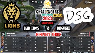 MAD Lions vs Disguised - 2023 Valorant Challengers NA Split 1 - W2D2