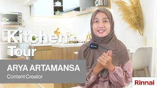 Inspirasi Dapur Minimalis | Kitchen Tour di Rumah Arya Artamansa | Rinnai Indonesia