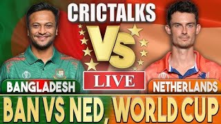 Netherlands vs Bangladesh, 28th Match - Live Cricket Score, Commentary